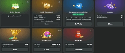 Ongoing Promotions: Rakeback, Lucky Spin